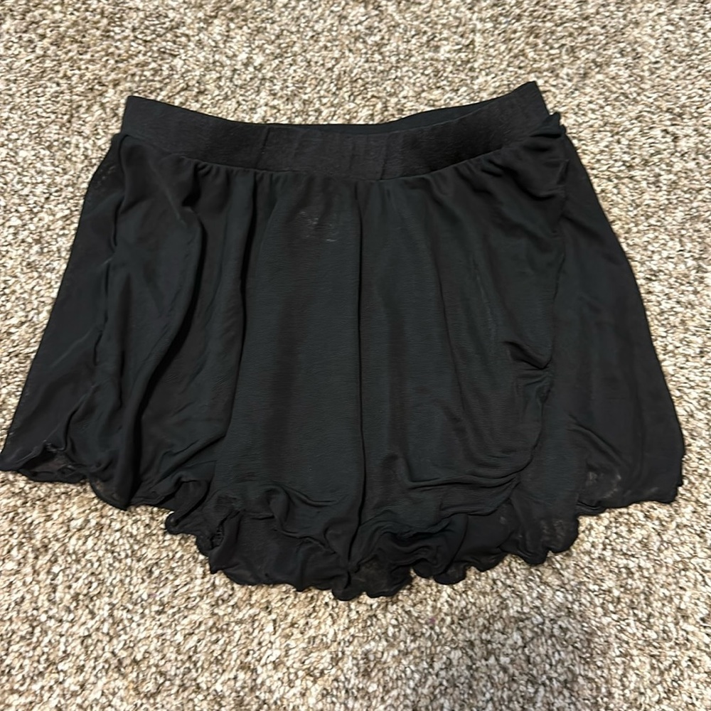 DANSKIN dance mesh skirt